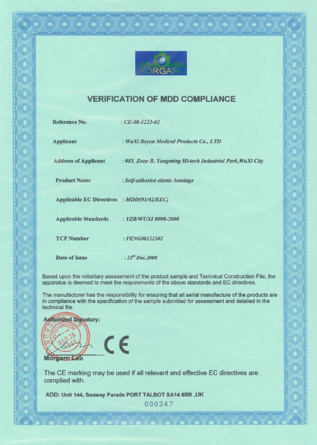 Latex-Free Non-Woven Self-Adhesive Cohesive Flexible Self-Adhering Elastic Wrap Tape Bandage