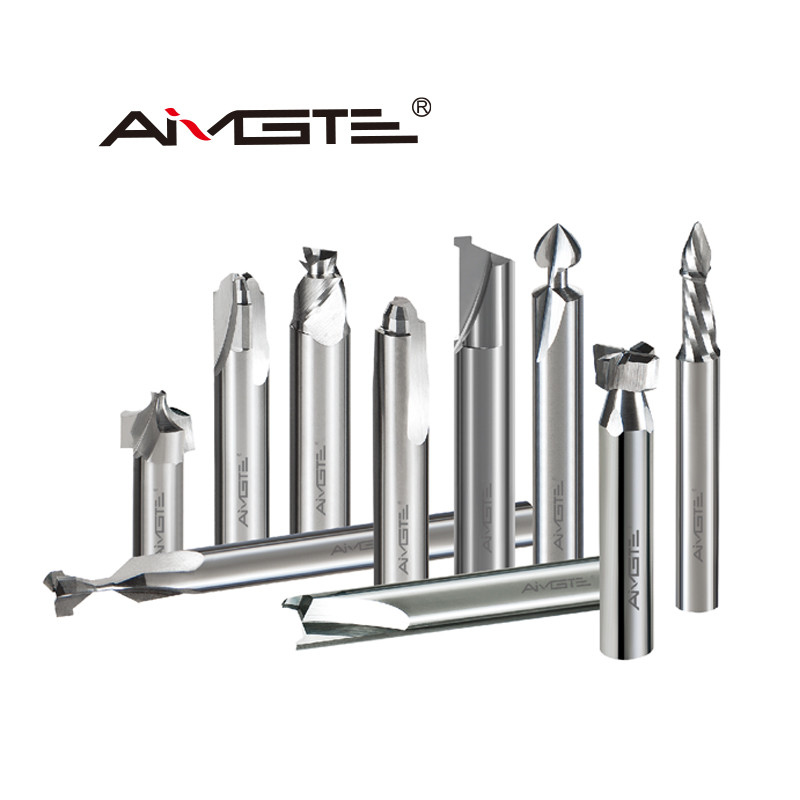 0.4μm 2 Flute End Mills Solid Carbide Taper End Mill Customized With TiAlN Coating