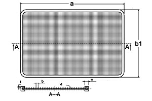 Square Filter Disc, Used as Oil filters,Water filters and Gas Filters