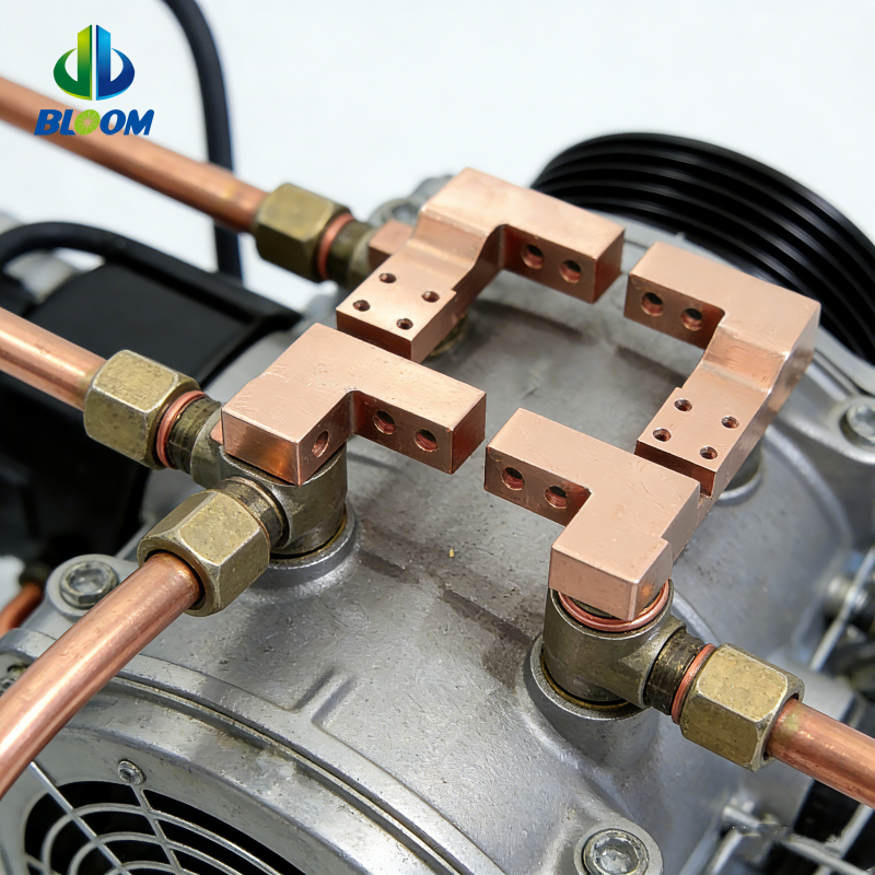 High Conductivity Customizable BeCu Connection Components for Refrigeration Compressors
