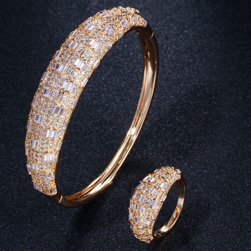 Fashion Cubic Zirconia Bracelet Bangle Chain Bracelets For Women Gold Silver Color Hand Chain CZ Bracelet Jewelry