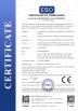 Guangdong Chuangwei Electronic Equipment Manufactory Certifications