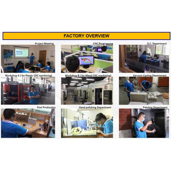 Custom Design Plastic CNC Machined Material ABS / PC Rapid Prototypes