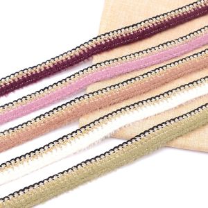 Quality Metallic Gimp Fluffy Nylon Hemming 2CM Crochet Braid Trim for sale