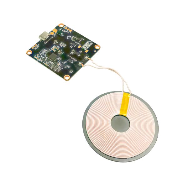 Car wireless charging module front view