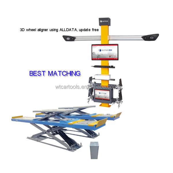 Semi Alignment Machine with overvoltage protection super ability of anti-interference Wheel Alignment Machine Automotive Alignment Equipment Tyre