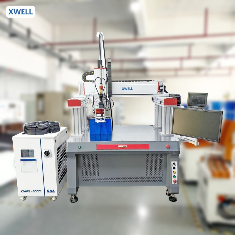Quality XWELL XW-PC12 Prismatic Battery Cell Stacking Pressing Machine for sale