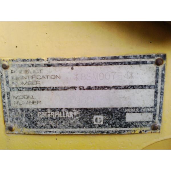 3126 engine 13T weight Used Caterpillar 938F Wheel Loader with Original paint