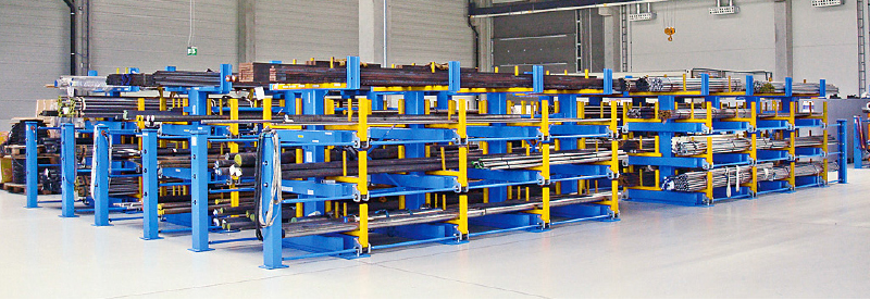 Manual Drive Telescopic Cantilever Rack
