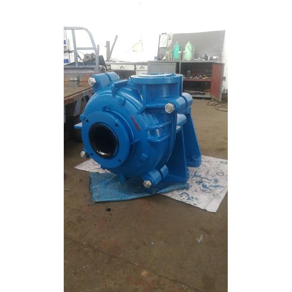 Black Rubber Lined Horizontal Slurry Pump With Closed Impeller