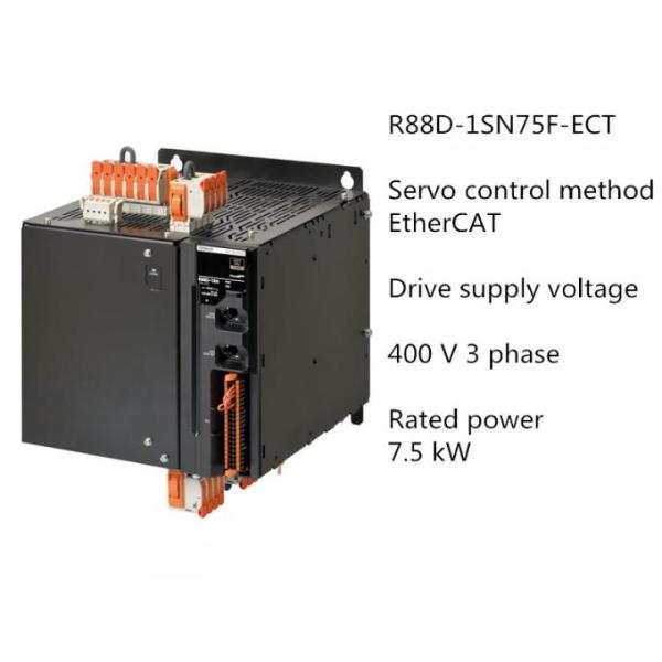 1S Servo Drive Omron EtherCAT Type 7.5KW Three Phase 400VAC R88D-1SN75F-ECT R88D-1SN30F-ECT 0