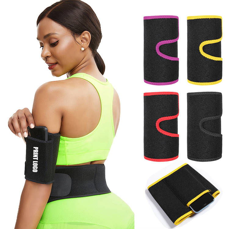 Neoprene Wrap Spandex Nylon Fat Burning Women Jogging Upper Arm Shaper Slimming AS SHOW