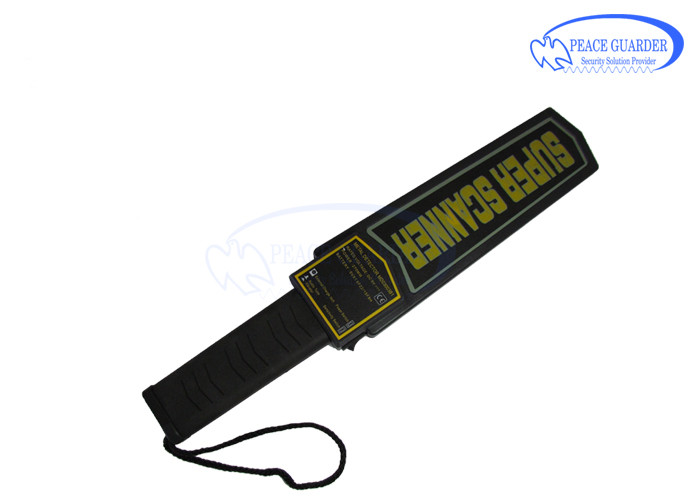Durable Portable Metal Detector With Belt / Battery For Airport Body Scanning