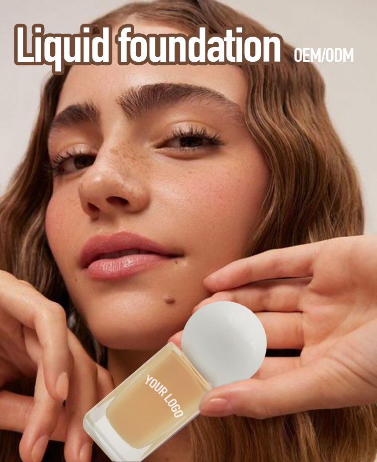Long Lasting Natural Face Makeup Concealer Liquid Private Label Foundation Matte Waterproof Foundation Solution For Oily Skin