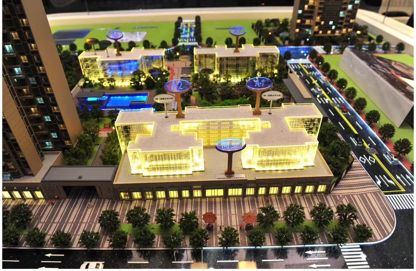 Modern Residential 1:100 Scale Model Complex Urban Model Architecture