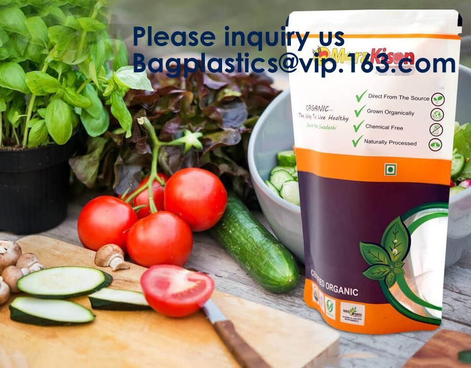 Glossy Laminate Zipper Bag Aluminum Foil Flat Pouch Bag Matte Finish Aluminum Foil Compostable Doypack