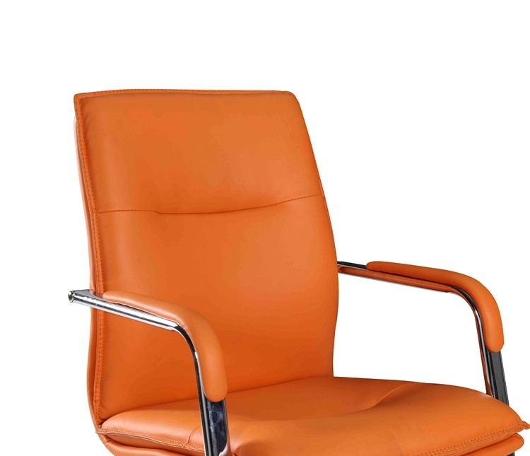 Orange Executive Revolving High Back Home Office Chair Ergonomic Desk Chair Mesh Computer Chair With Lumbar Support
