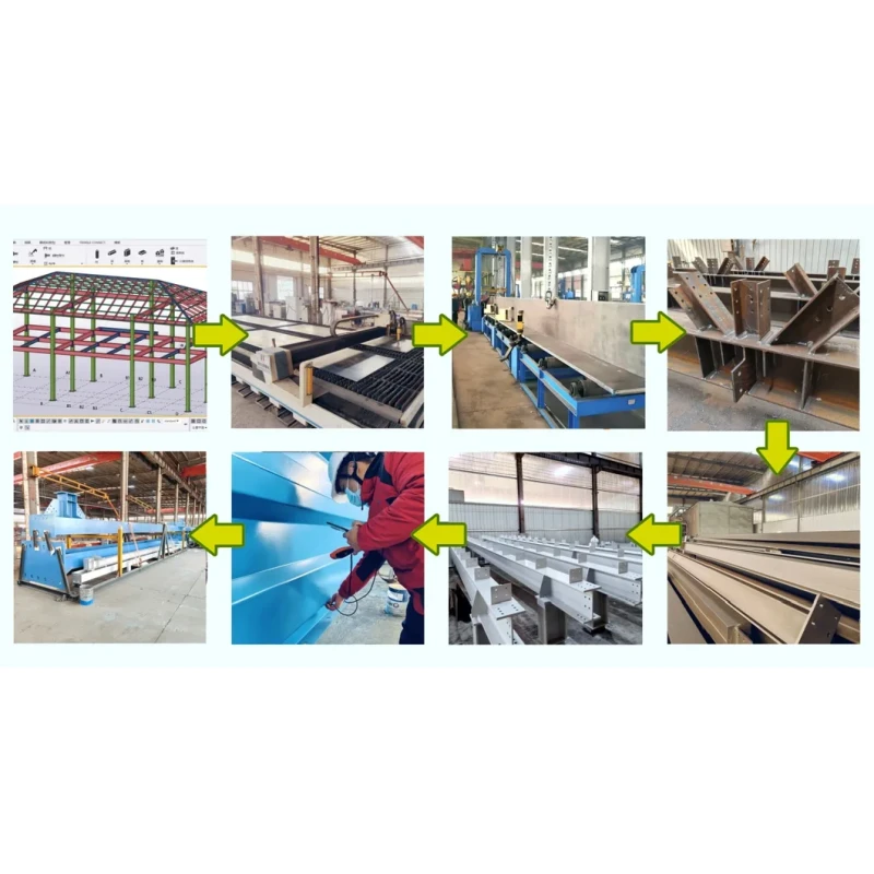 Steel Structure Building For Industrial Workshop Factory Steel Structure Frame