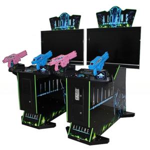 Quality 4 In 1 Aliens Shooter Arcade Machine Customizable Interactive for sale