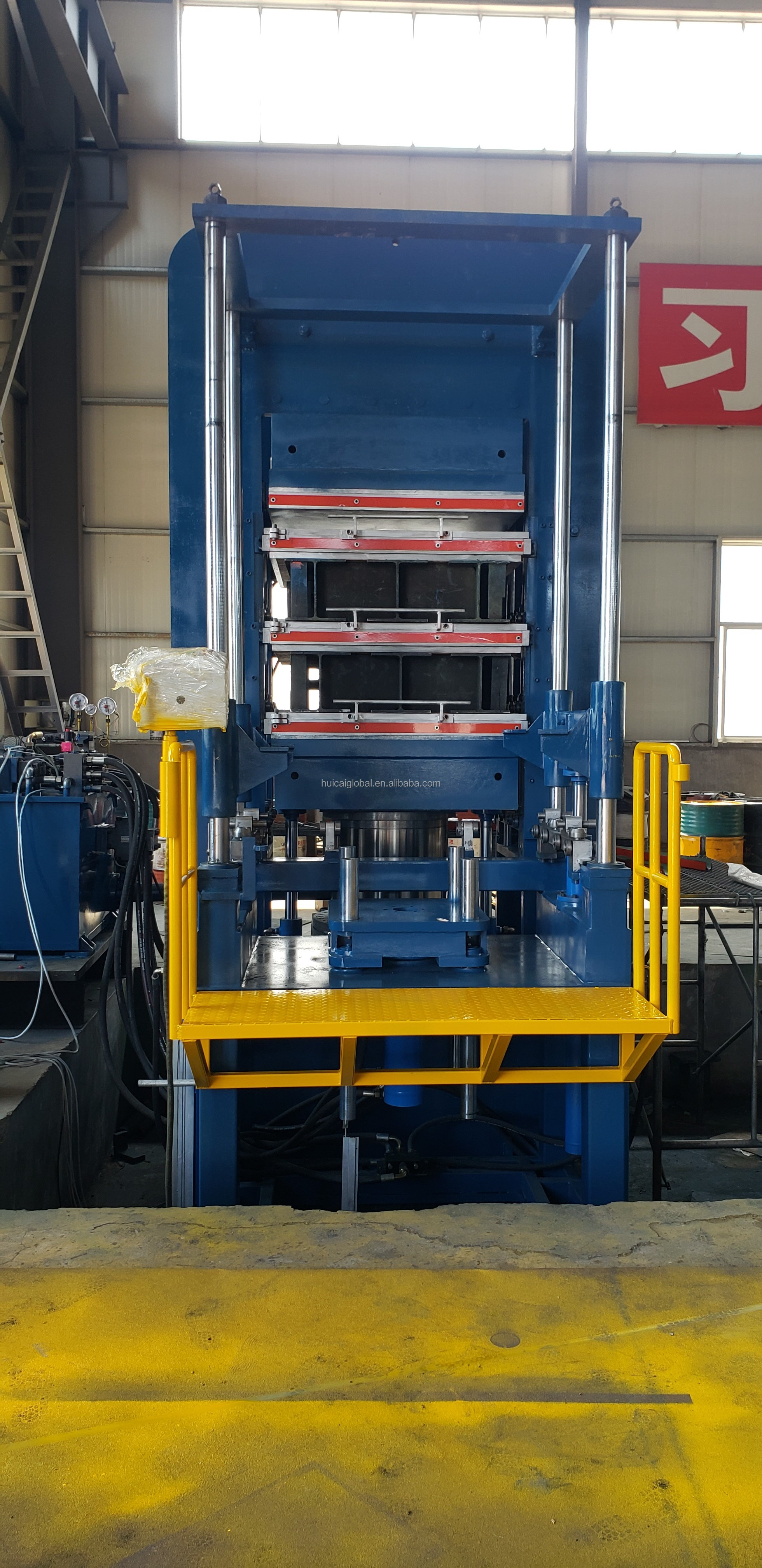 Solid Tyre Press Tire Vulcanizing Press Rubber Press Machine Vulcanizer Weight KG 21000 KG