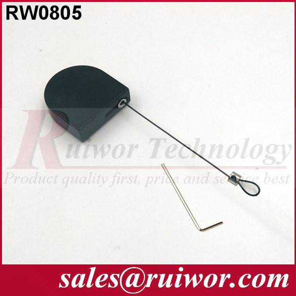 Round head Retractable Cable Lock 