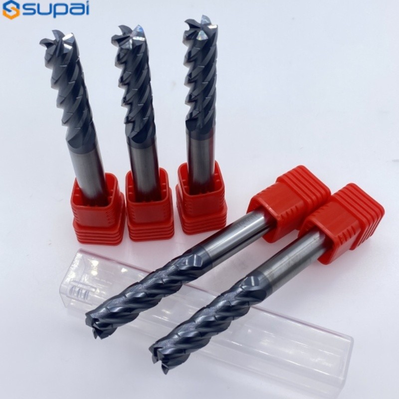 Quality 45/55 Degree Precision Helix Angle Copper Alloy End Mill for sale