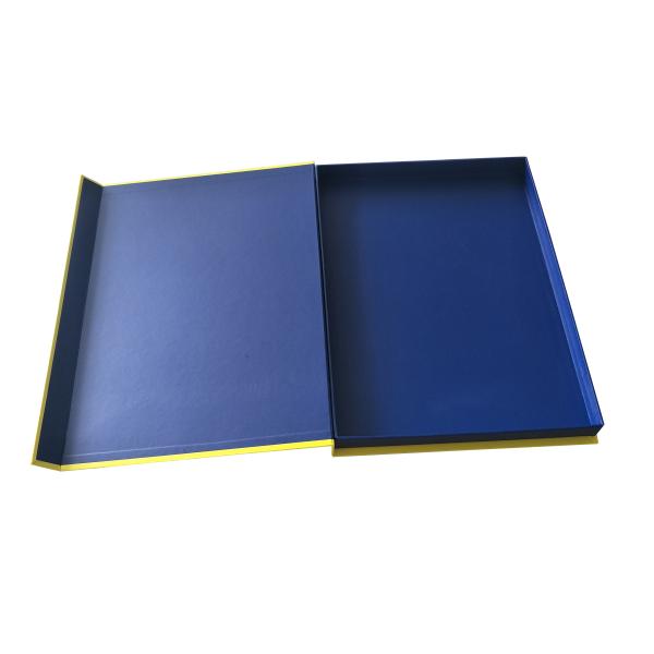 Magnet Closure Book Shaped Box Matte / Glossy Lamination Brochure Packaging
