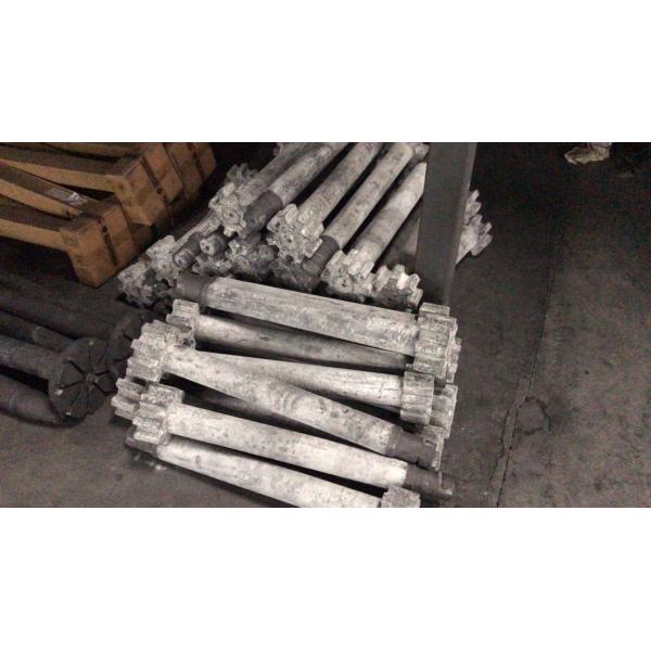 1.72g Bulk Density Customized Resin Impregnated Graphite Rotor GR Flake Graphite