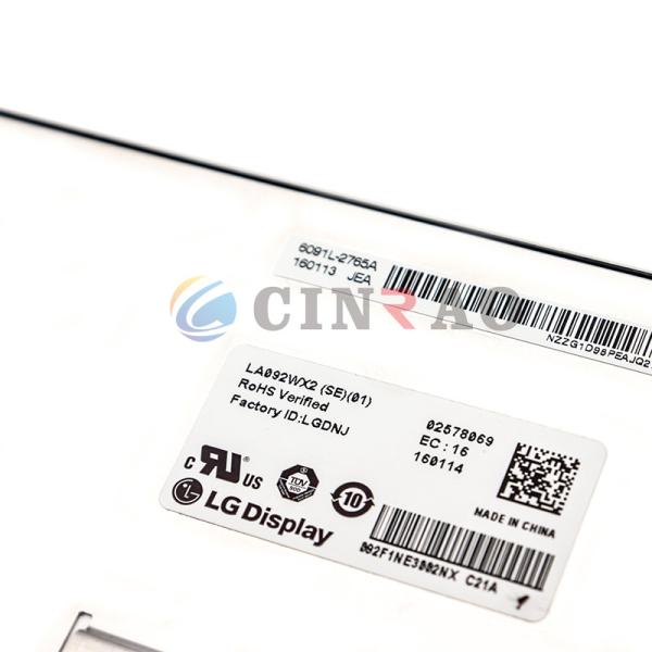 High Stable LCD Panel Module LA092WX2(SE)(01) GPS Repair Parts