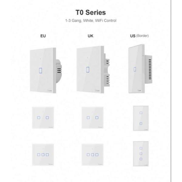 Smart Switch Module Home Wifi Smart Switch Alexa Google Voice Control SONOFF 1/2/3 Gang T0 T1 T2 T3 US/EU/UK