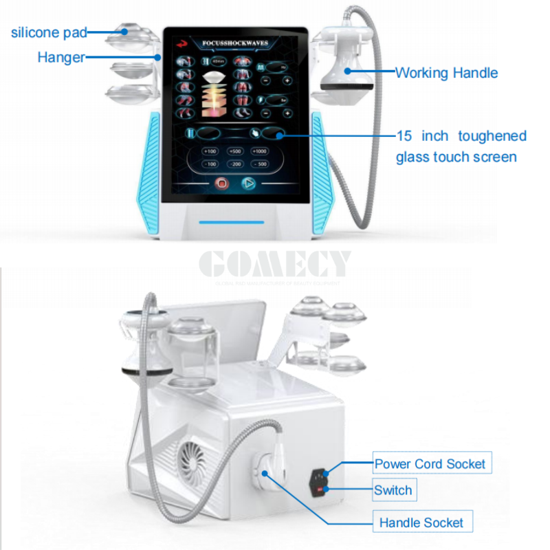 Professional Focused Shockwave Therapy Machine For Sports Injury Recovery And Physical Therapy Clinics