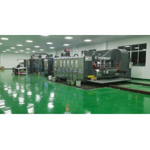 1200x2400mm Flexo Printer Folder Gluer , Fully Automatic Carton Box Making