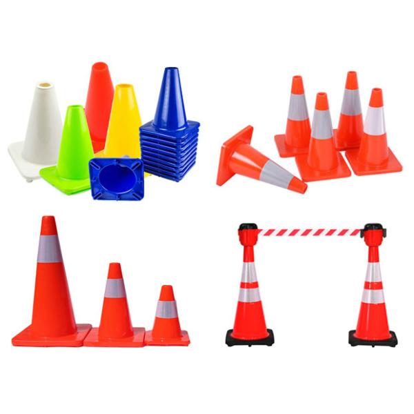 50cm Plastic Traffic Management Safety Cone
