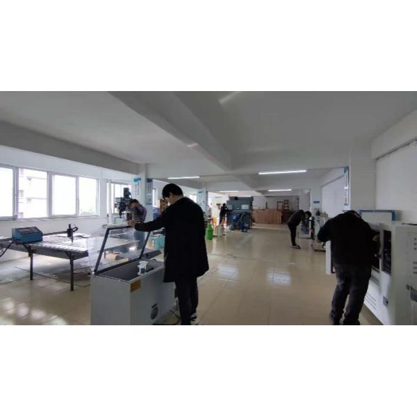 Technical team at work
