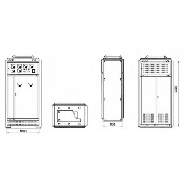 GGD Type Power Distribution Switchgear Panel Switchboard Cabinet For Mining Enterprises