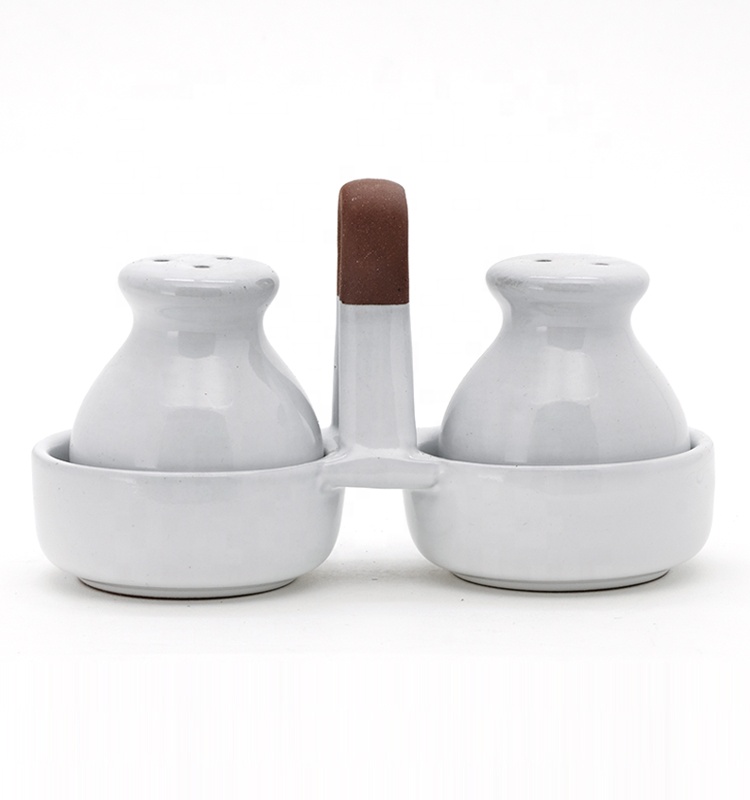 Ceramic Condiment Container Cruet Set Ceramic Salt And Pepper Shakers Cruet