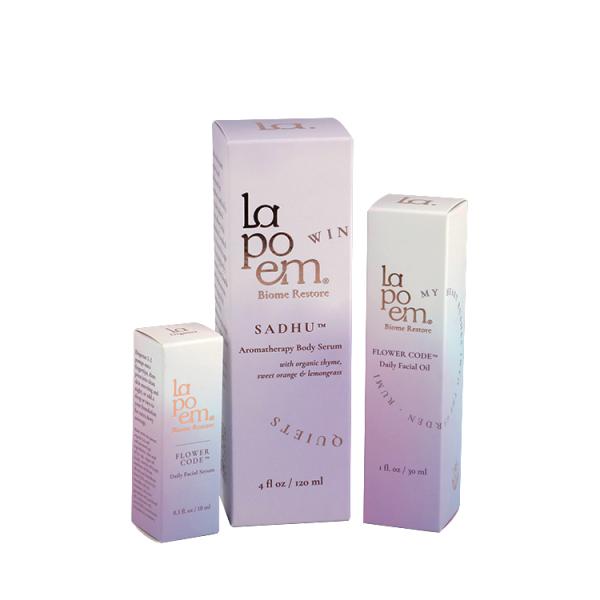 Custom Printed Skin Care Set Paper Card Box Perfume Cosmetic Product Packaging Box