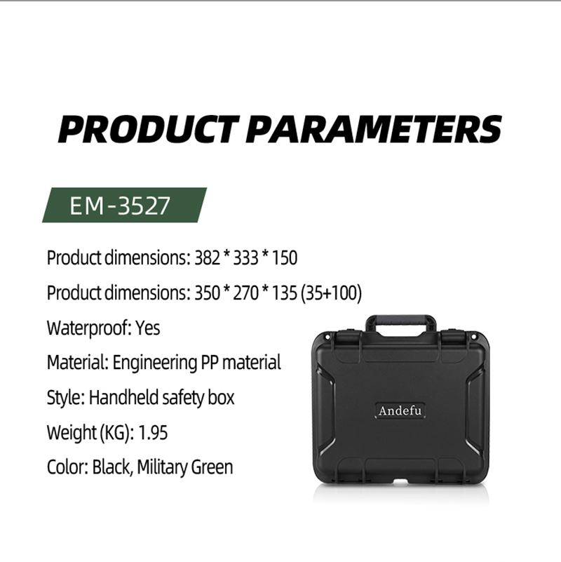 Heavy Duty Portable Tool Box with 304 Reinforcement and Temperature Resistance for Professional Use