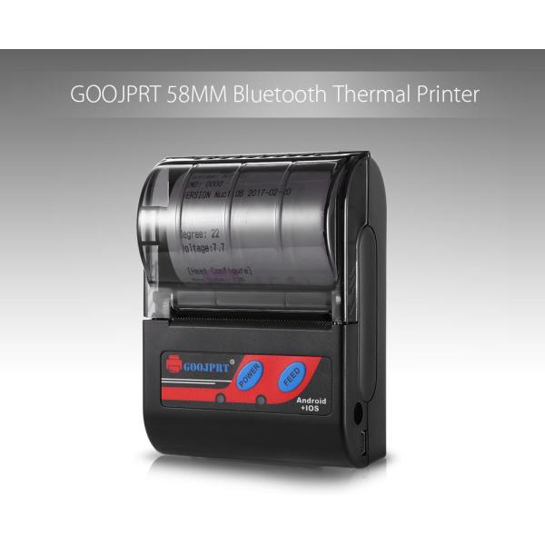Bluetooth Interface Type Wireless Mobile Printer 12V 1A 50 - 80mm/s Printing Speed