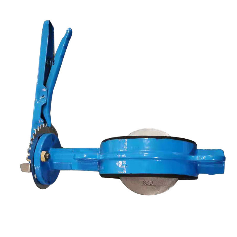 Wafer Lug Double Flanged Butterfly Valve EPDM PTFE Nylon Soft Seat
