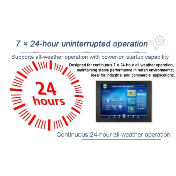 Narrow-Bezel Industrial Embedded Displays 12.1 Inch PCAP Touch Screen X86 Panel PC Single Computer for Machine Control System IPC
