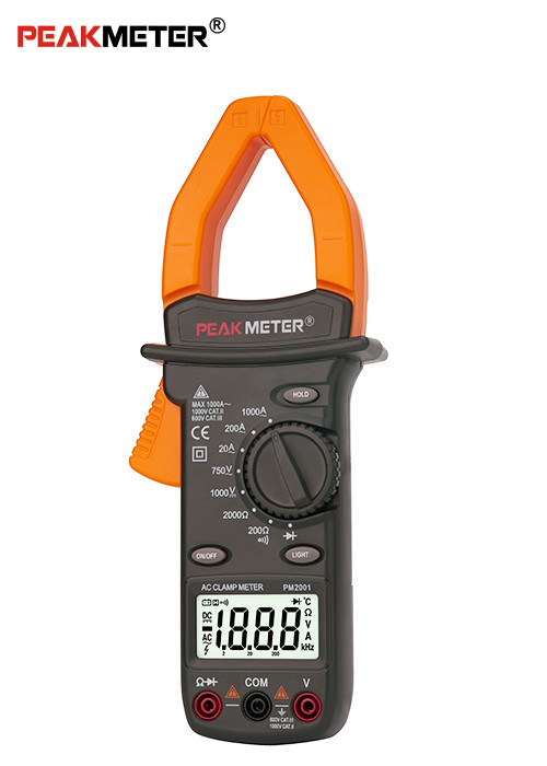 Digital Clamp Meter Multimeter , AC Current /Voltage , DC Voltage , Continuity Measurement