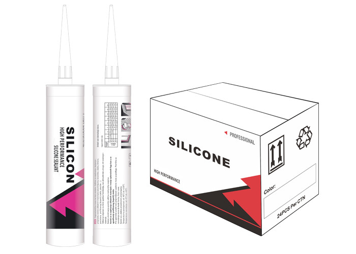 China 310ml Cartridge High Temperature Silicone Sealant Heat Resistant Silicone Adhesive on sale
