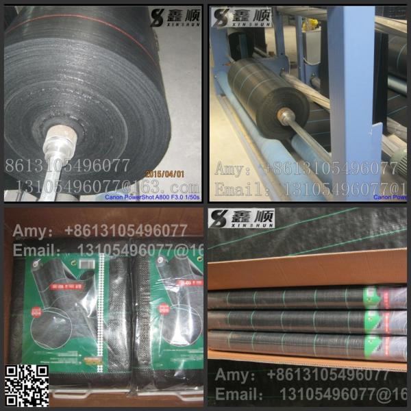 0.3m~5.5m width PP mulch mat/weed barrier/building cover plastic /silt fence geotextile