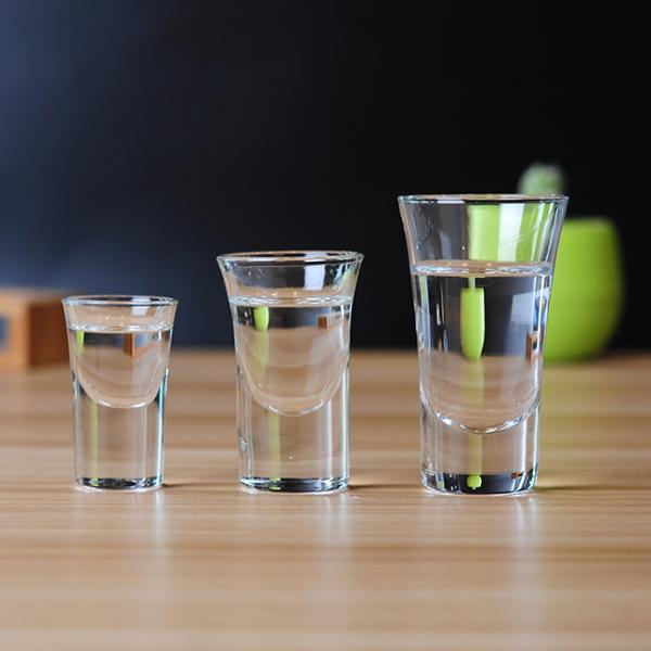 50ml Machine Made Custom Shot Glasses With Pearl Bottom