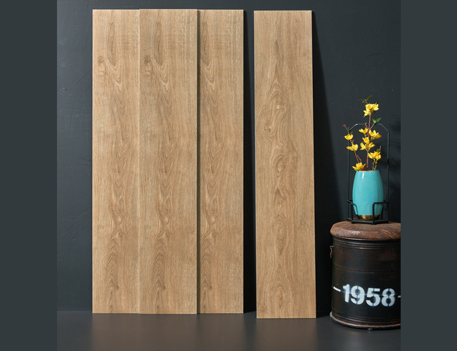 Buy cheap 250x1500mm Cream Wooden Porcelain Tile 9.5mm Thickness from wholesalers