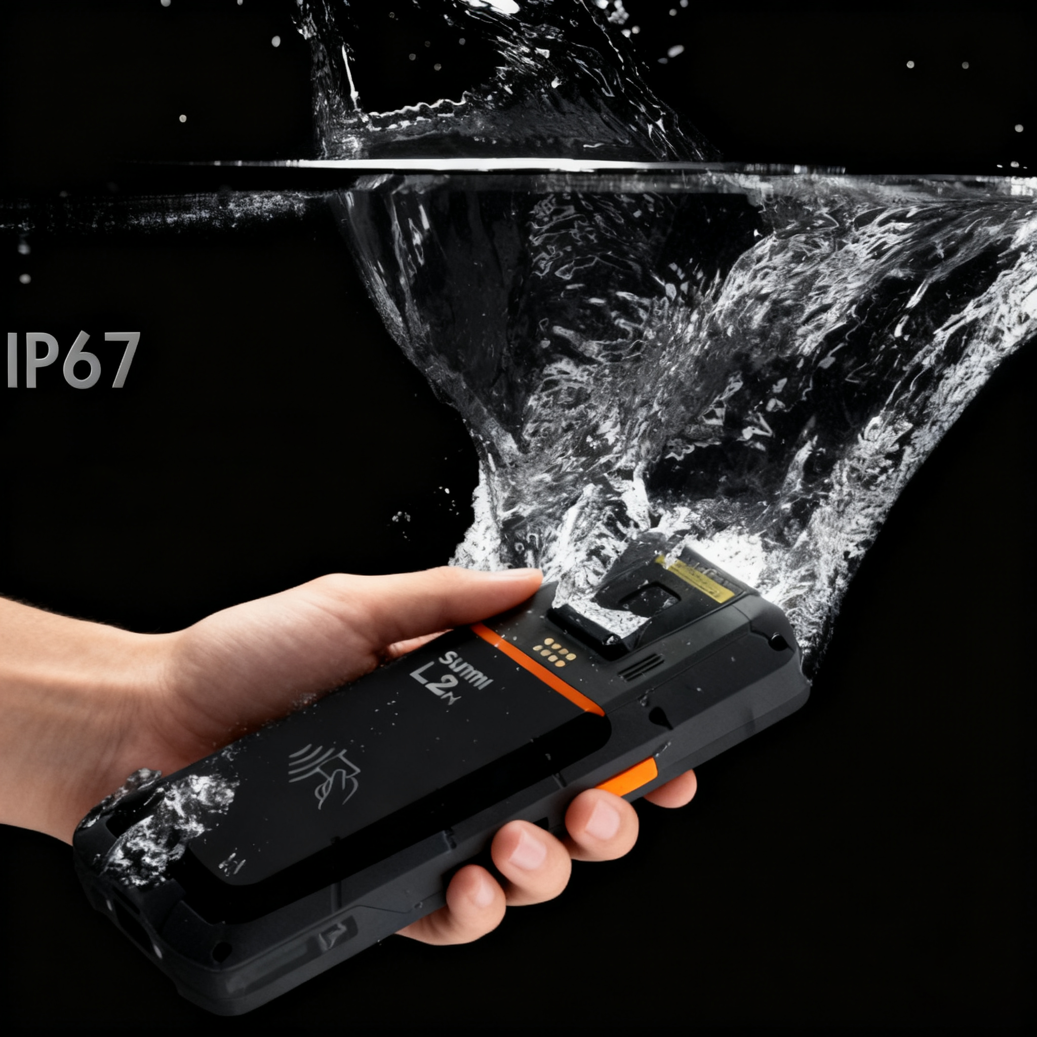 SUNMI L2H Handheld POS Terminal 5G, Wi-Fi 6, Fingerprint Sensor, Multi-Port Connectivity