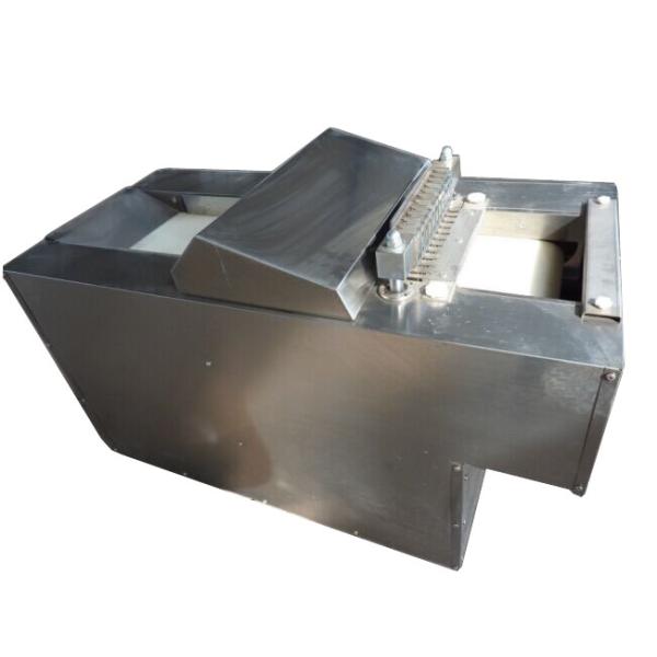 Chicken cutting machine with bones