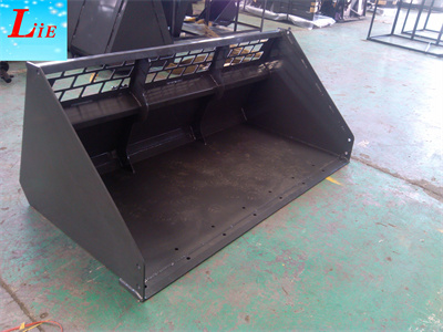 skid steer snow bucket attachment