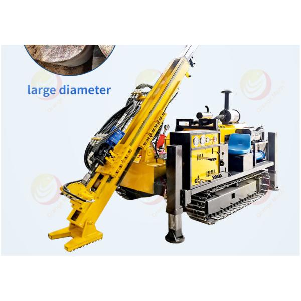 Full Hydraulic Crawler Mounted Drill Rig Rc Mining Exploration Coring 280 Meters Depth